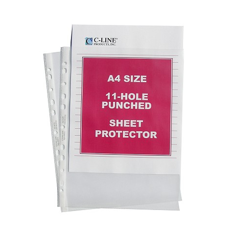 Standard Weight Poly Sheet Protector 50 Bx C Line Products