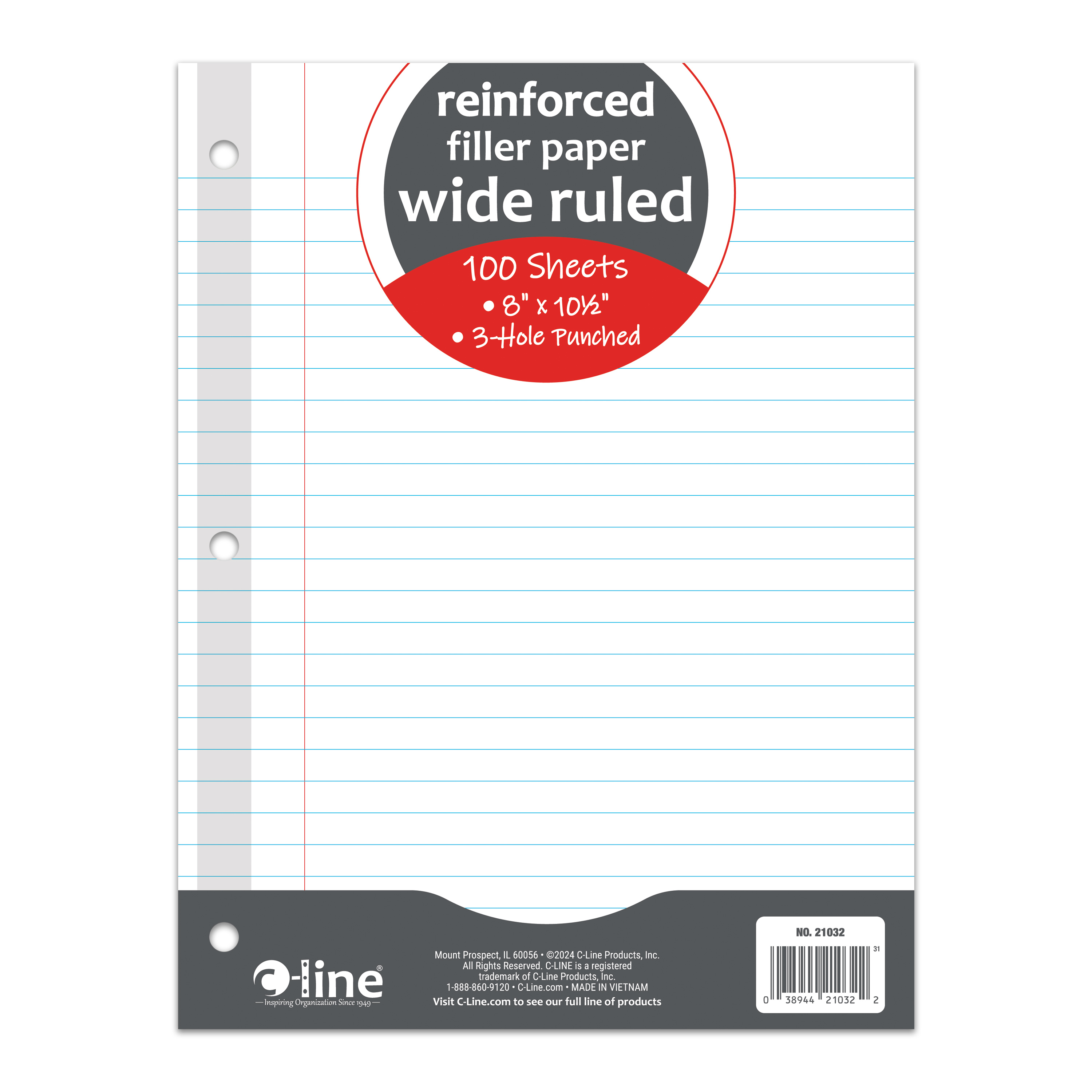 C-Line’s Reinforced Filler Paper